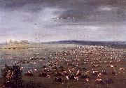 George Catlin Ambush for Flamingoes oil painting